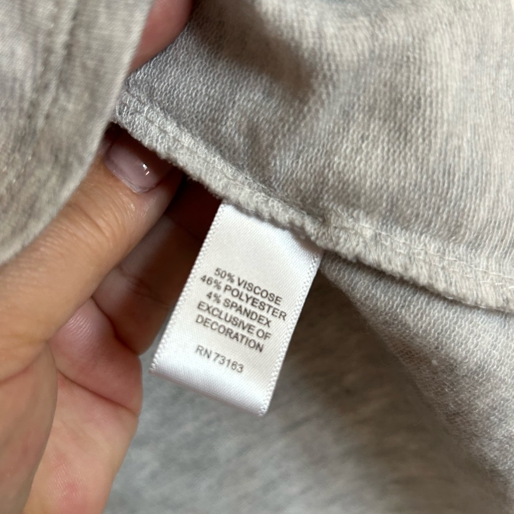 Cable & Gauge gray viscose blend kangaroo pocket hoodie size medium - Picture 10 of 12